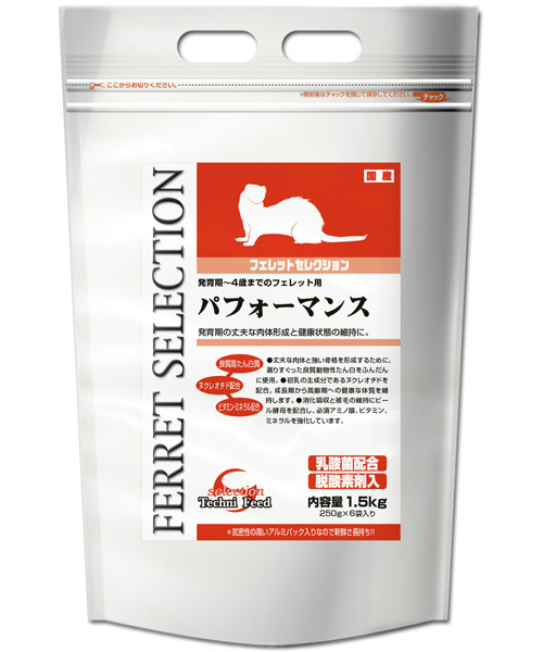 イースター　フェレットセレクション　FERRET SELECTION　パフォーマンス　1.5Kg（250g×6）