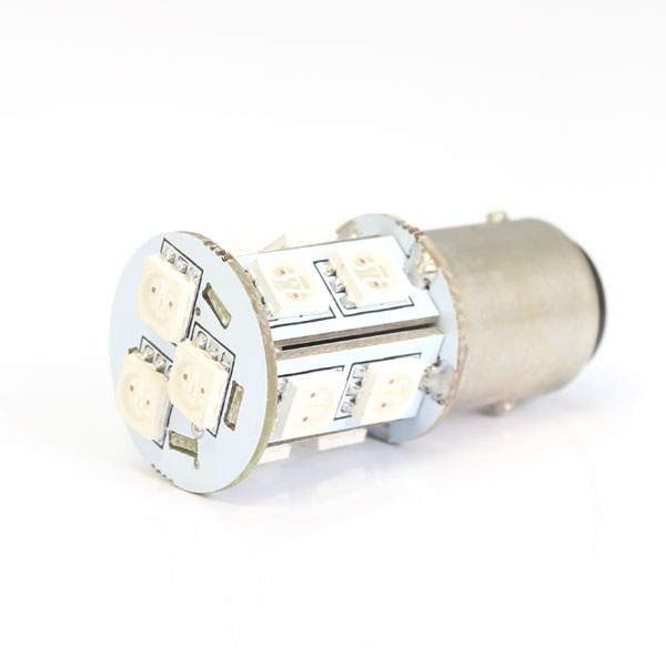 24V/LEDバルブ2色発光 オレンジ/ブルー