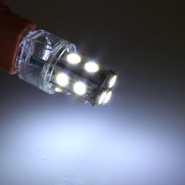 超高輝度 T20 ウェッジ 13連 SMD LEDバルブ　2個セット ＋＋－－