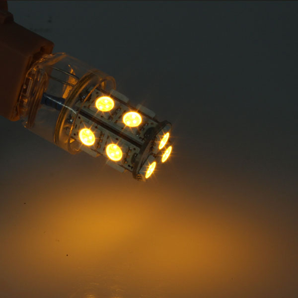 超高輝度 T20 ウェッジ 13連 SMD LEDバルブ　2個セット ＋＋－－