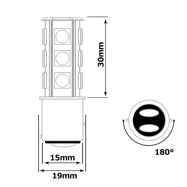 18連　LED