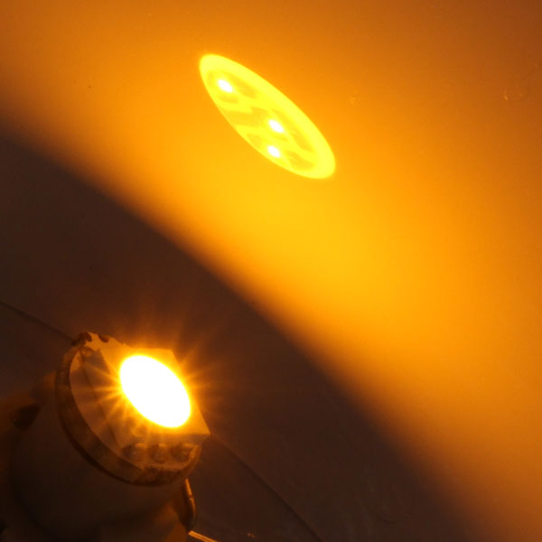 T4.7 SMD LED バルブ エアコンパネル球 メーター球 イエロー 1個