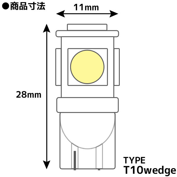 5連 SMDバルブ素材