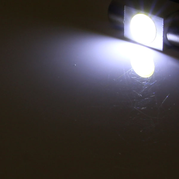 T10×31mm 1W SMD/LEDバルブ ルームランプ アルミヒートシンク