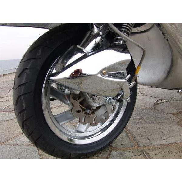 廃盤　ホンダフュージョン　純正ピボットカバー 新品未使用品　デッドストック　希少 ホンダ フュージョン MF02 メッキピボットカバー フォークカバー