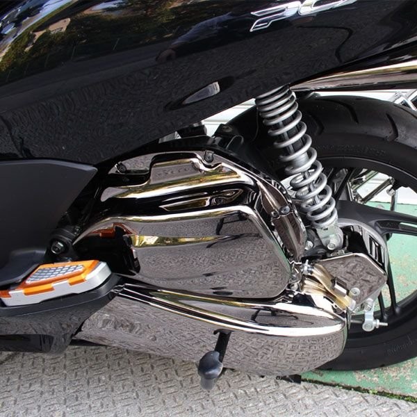 ホンダ PCX125 JF28 エアクリーナーカバー ブラック メッキ