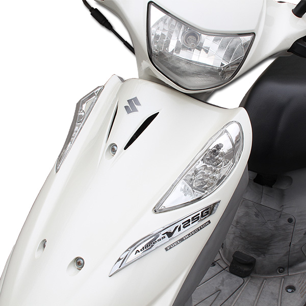 アドレスV125/G用(CF46A):LEDクリアテールランプユニット＆フロントLED 