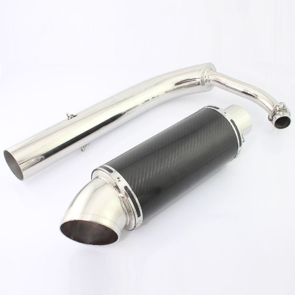 新品シグナスx 焼色カーボンマフラー 社外 se44 se12j 1型～3型まで MAC-