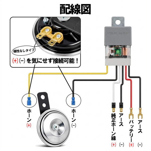 ミニシングルホーン　シルバー