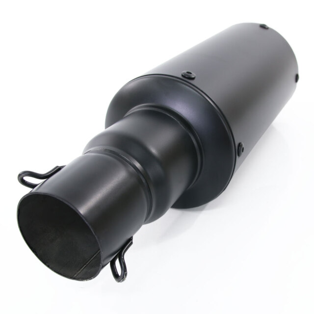 スリップオンマフラー異形サイレンサーソリッドKLX125 掛かる 