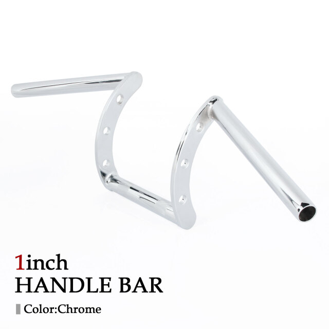 1インチ ハンドル バー インチバー クローム メッキ 25.4mm
