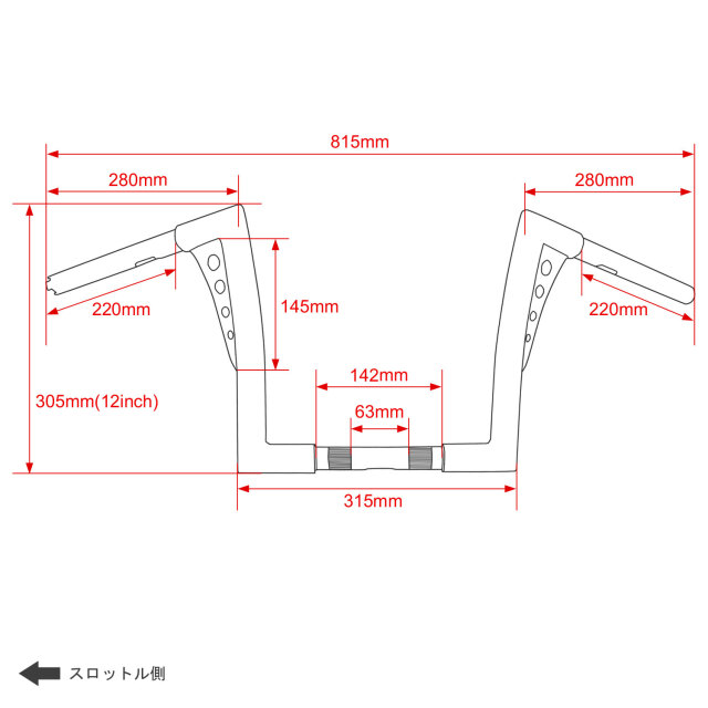 ハーレー　1インチ　ハンドル　黒　高さ 楽天市場】バイク 汎用 1インチ ハンドル バー Zバー 14インチ インチ