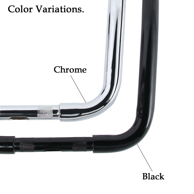 1インチ ハンドル バー 18インチ インチバー エイプバー ブラック