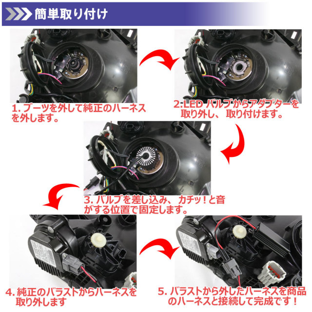 LEDヘッドライトD2C