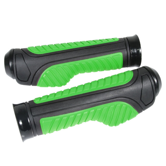 スロットルアシスト付 ラバーグリップ 22.2mm グリーン 汎用 ハンドル