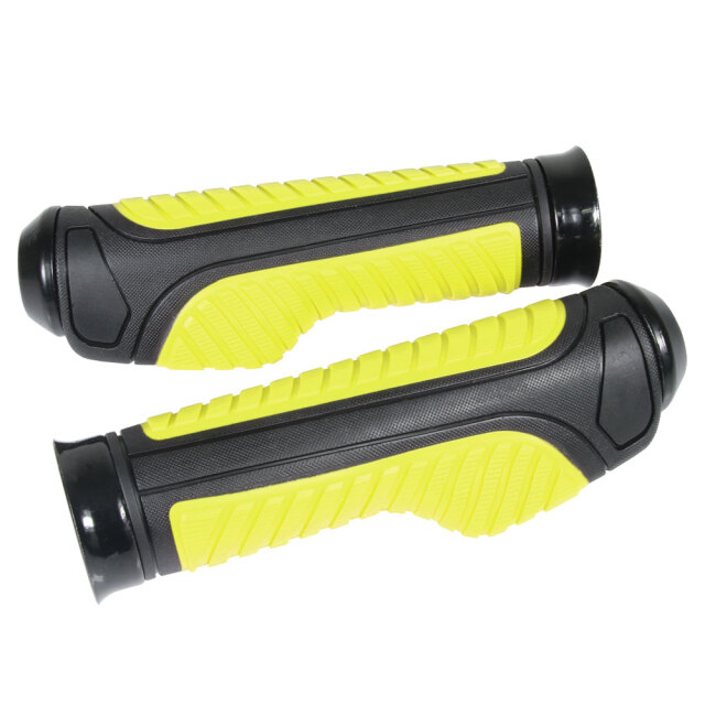 スロットルアシスト付 ラバーグリップ 22.2mm イエロー 汎用