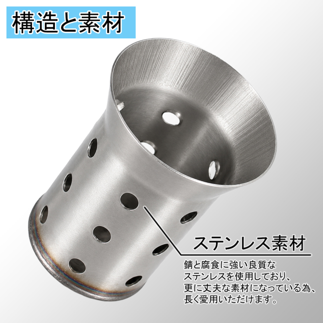インナーサイレンサー 60mm 消音 ステンレス バッフル 差込用 汎用 D