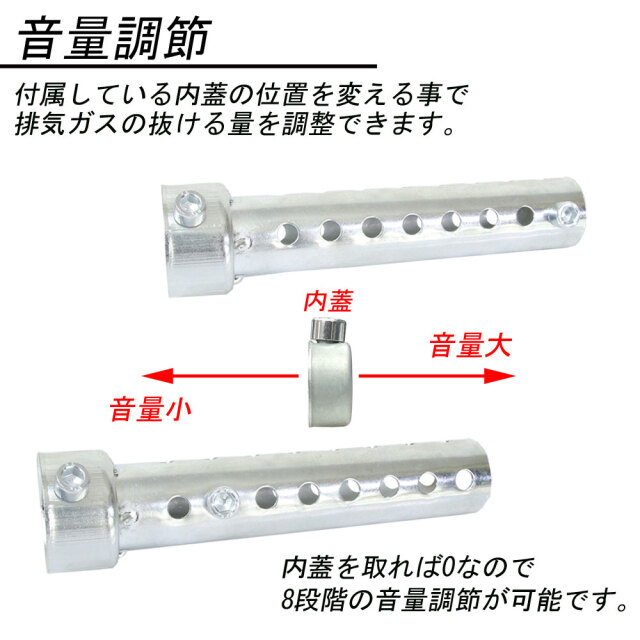 ケンテックマフラー用インナーサイレンサー&バッフルセット パーツ