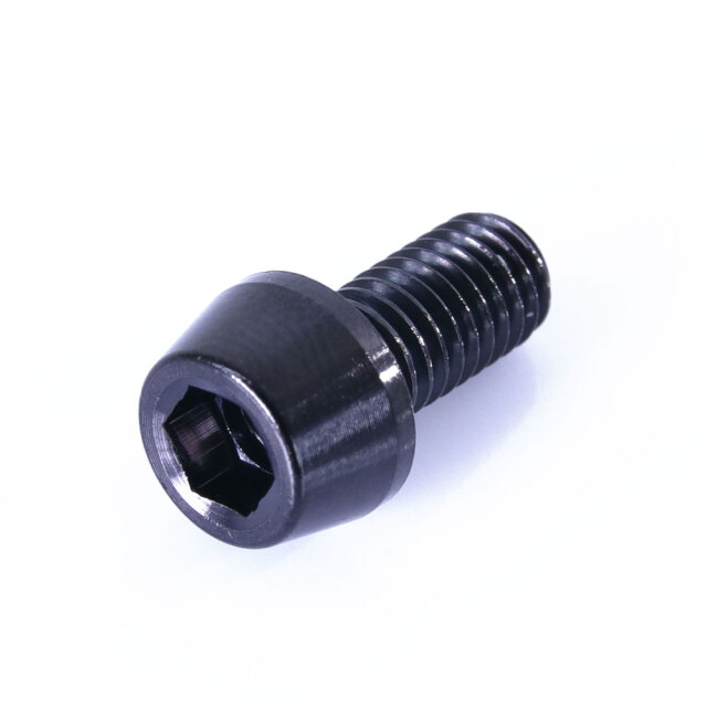 M5×10 P0.8 チタンボルト 1本 5mm 10mm ピッチ0.8 ブラック