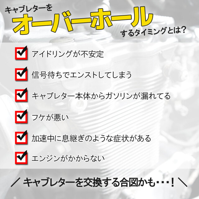 キャブレターリペアキット