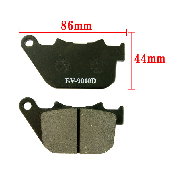 エボリューションブレーキパッド　EV-9010D　サイズ