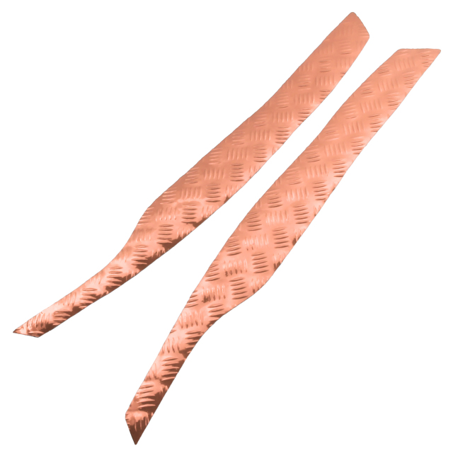 アルミ調 ステップマット ホンダ フォルツァX/Z MF10 ブラック ブルー