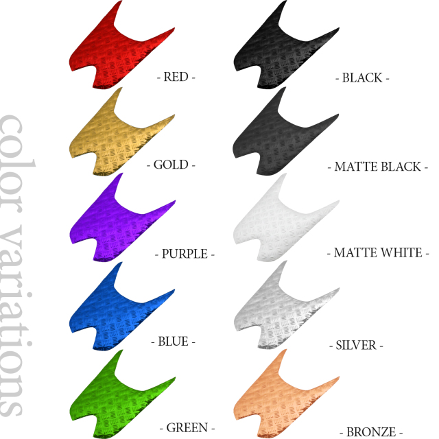 アルミ調 ステップマット ホンダ ディオ/スペシャル AF68 ブラック