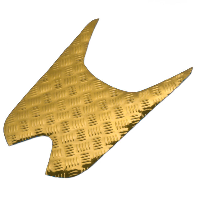 アルミ調 ステップマット ホンダ ディオ/スペシャル AF68 ブラック