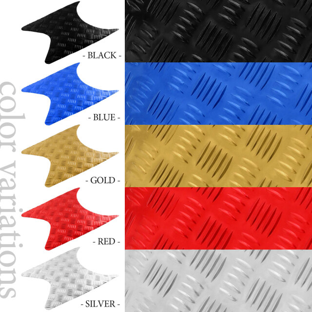 アルミパーツ ASK アルミ調 ステップマット ホンダ トゥデイ SP/DX AF61 ブラック