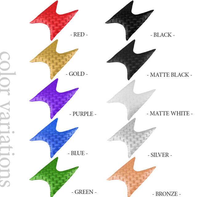 アルミ調 ステップマット スズキ アドレスV125/G CF46A CF4EA ブラック