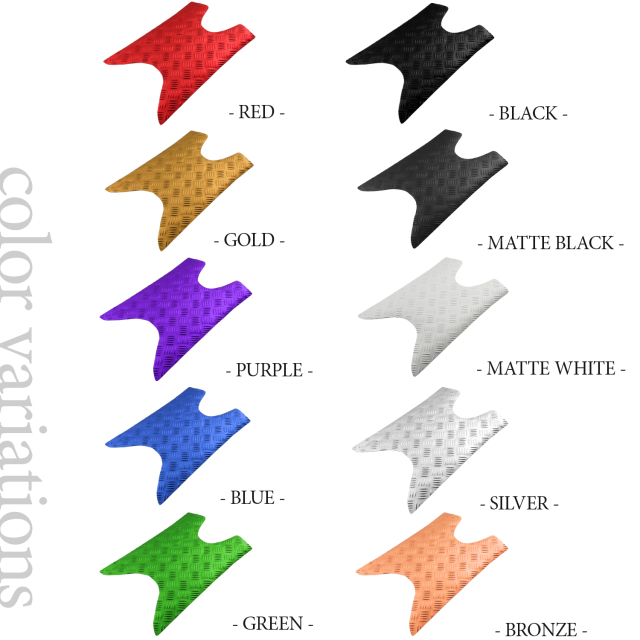 アルミ調 ステップマット スズキ レッツ2 G/スタンダード