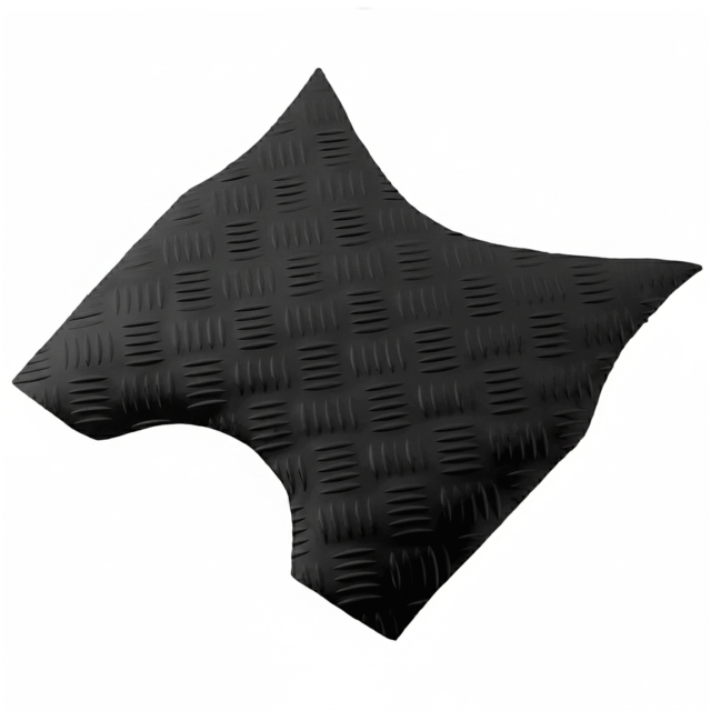 アルミ調 ステップマット ヤマハ アクシストリート SE53J ブラック