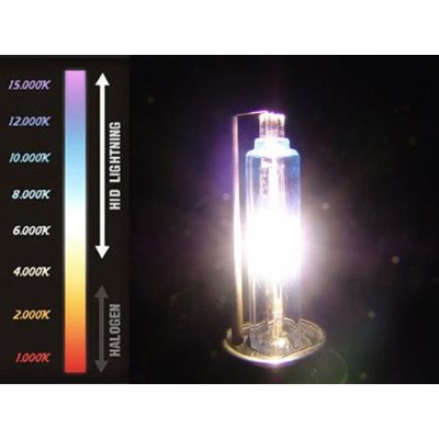 HID PH7 4300K 発光イメージ
