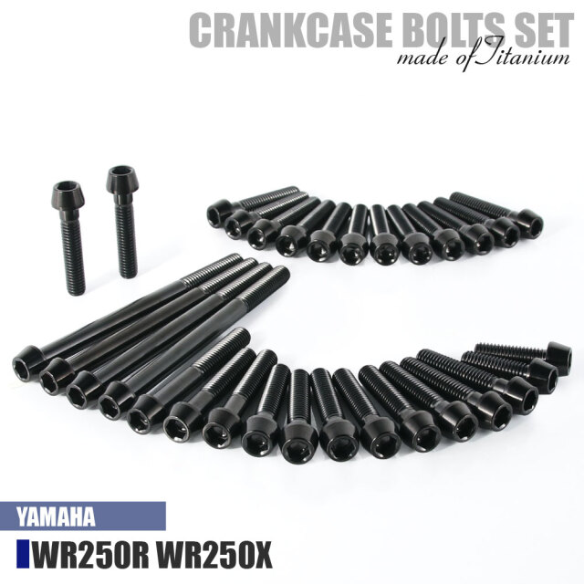チタンボルト ヤマハ WR250R WR250X専用 3D7 クランクケース