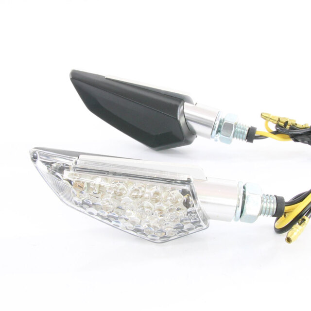 LED内蔵 ウインカー 汎用 ポジションライト バイク用 DC12V専用