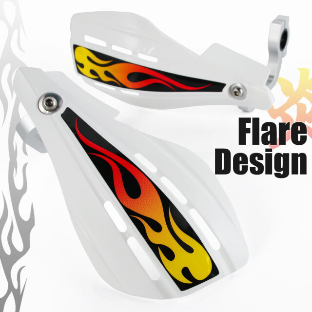 コンパクト ハンドガード 22.2mm 22パイ ホワイト 白 ナックルガード