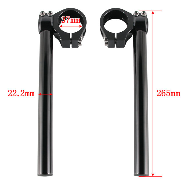 角度調整付 セパレートハンドル 37mm 37パイ LOWタイプ 22.2mm