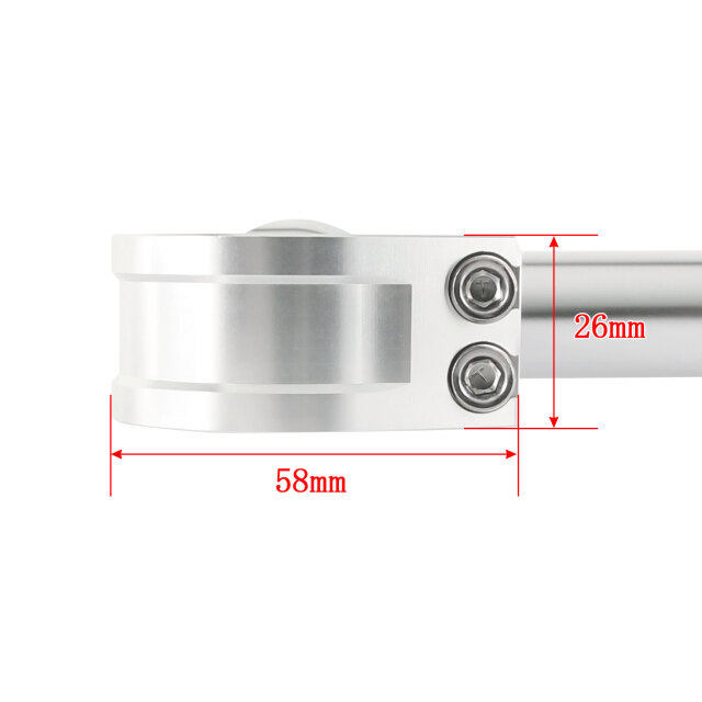 角度調整付 セパレートハンドル 43mm 43パイ LOWタイプ 22.2mm