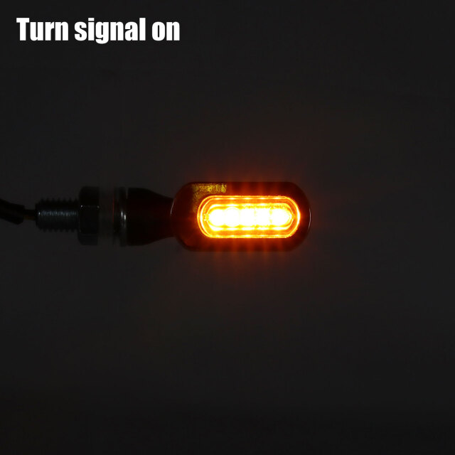 マイクロミニウインカー LED 車検対応 クローム メッキ クリア レンズ