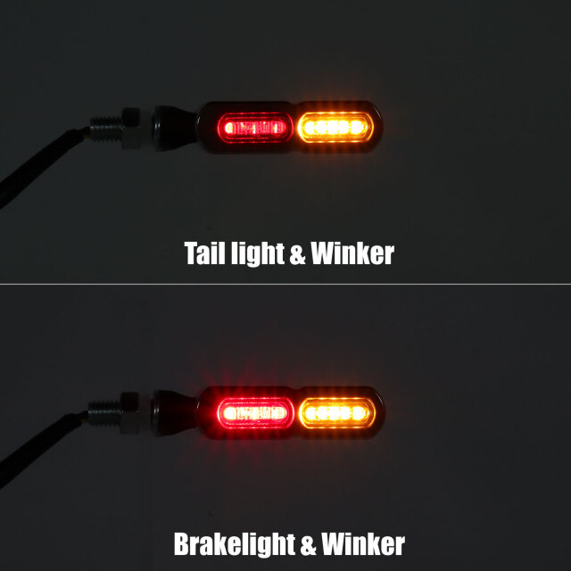 テールライト付 マイクロミニウインカー ダブル リア用 LED 車検