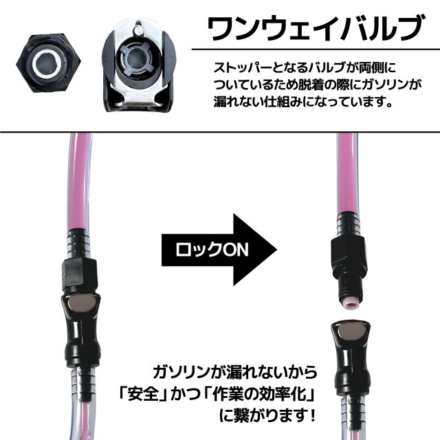 汎用 クイック コネクター ジョイント カプラー フューエルジョイント