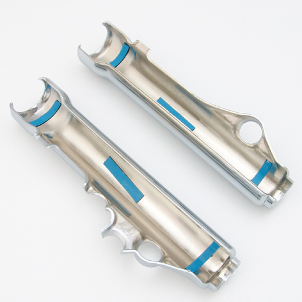 スズキ アドレスV125/G/S(CF46A/CF4EA/CF4MA)用:メッキフロントフォークカバー
