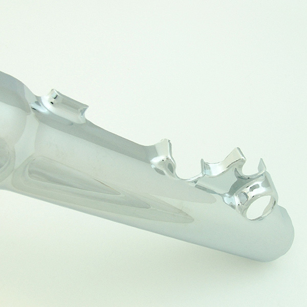 スズキ アドレスV125/G/S(CF46A/CF4EA/CF4MA)用:メッキフロントフォークカバー