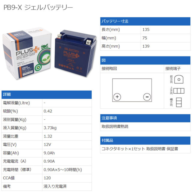 ジェルバッテリー