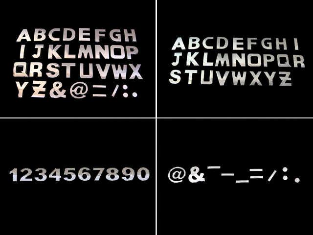 クロームメッキ立体エンブレム