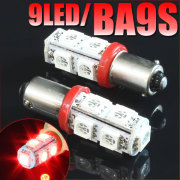 9連 LED BA9S