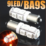 9連 LED BA9S