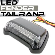 汎用 フェンダーマウント　LED テールランプ ブラックボディ スモークレンズ