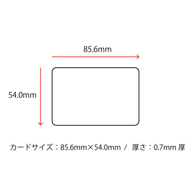 インスタントカードハードPVCカードサイズ
