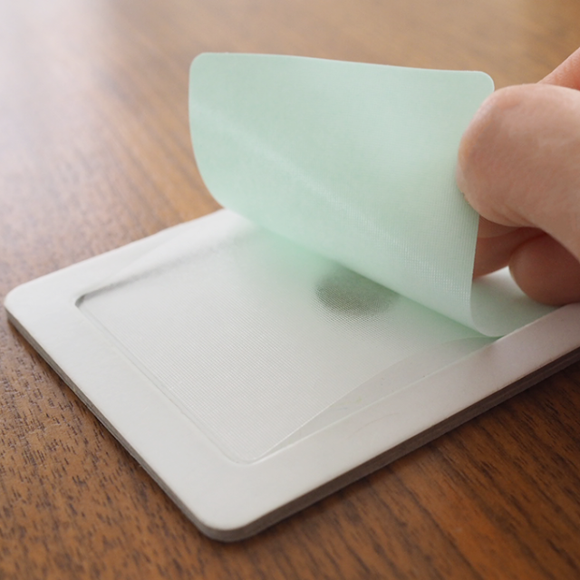 インスタントカード　ラミ貼り合わせキット 貼り合わせイメージ